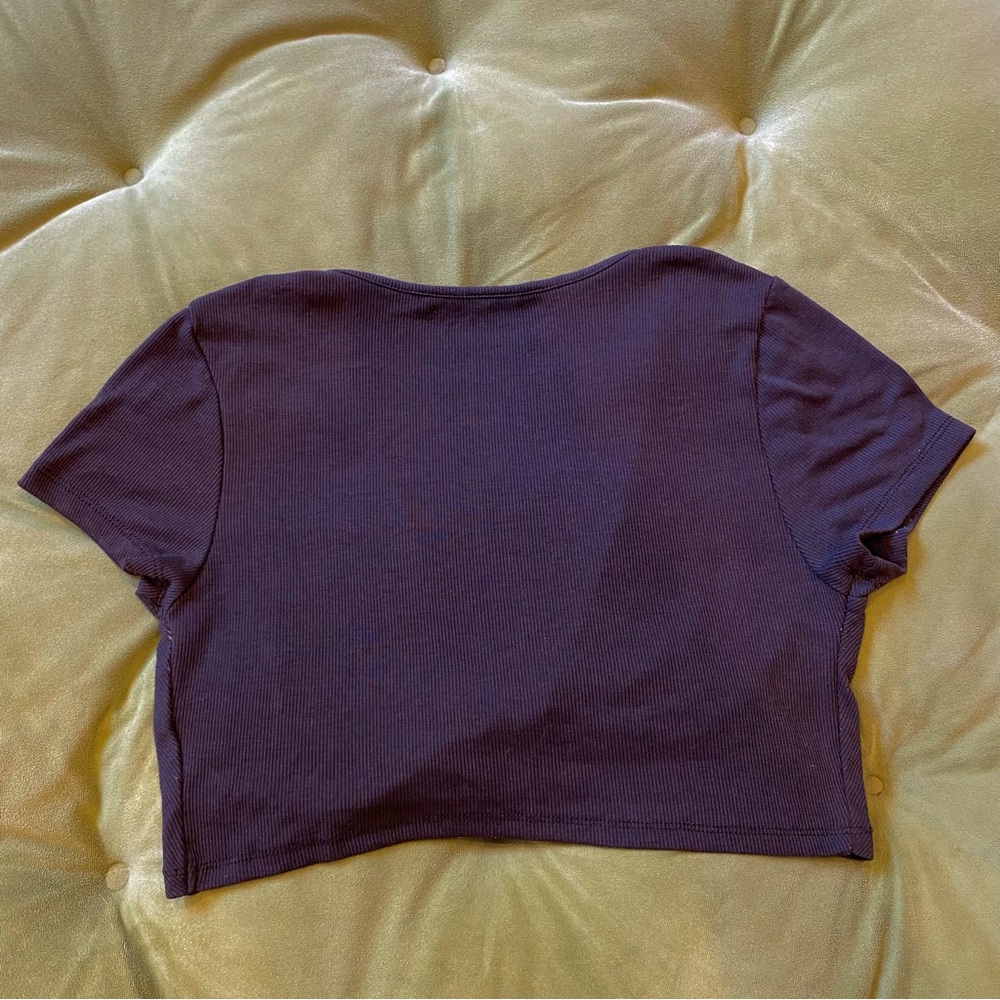 Brown Crop Top - Picture 4 of 4
